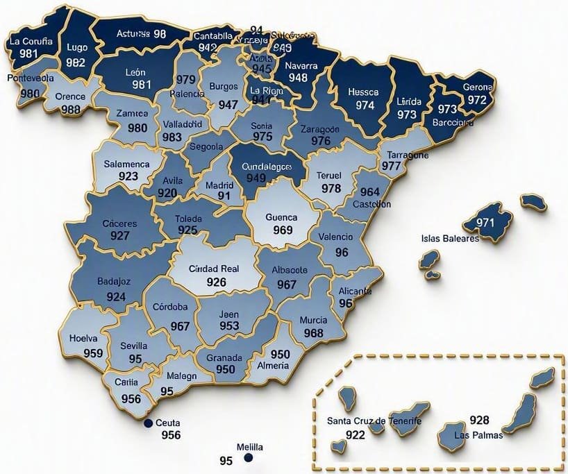 Prefijo telefónico 94535 - De donde es el teléfono